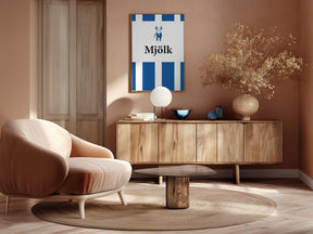 Mjölk Röd Poster