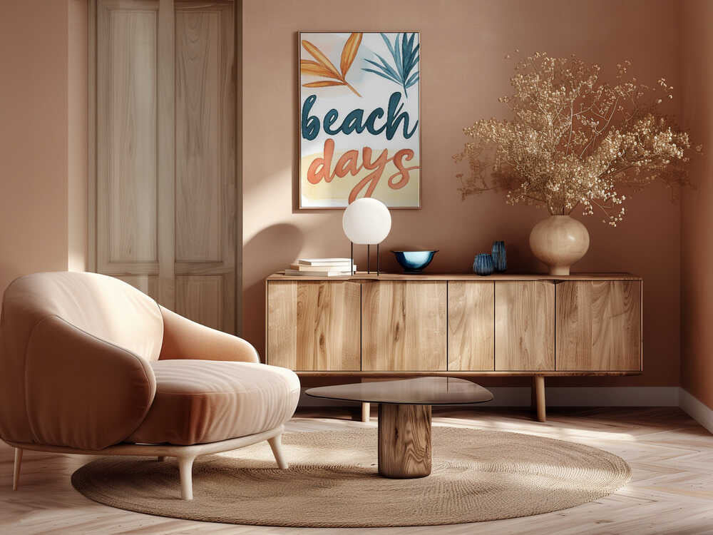 Sandy Serenity Poster