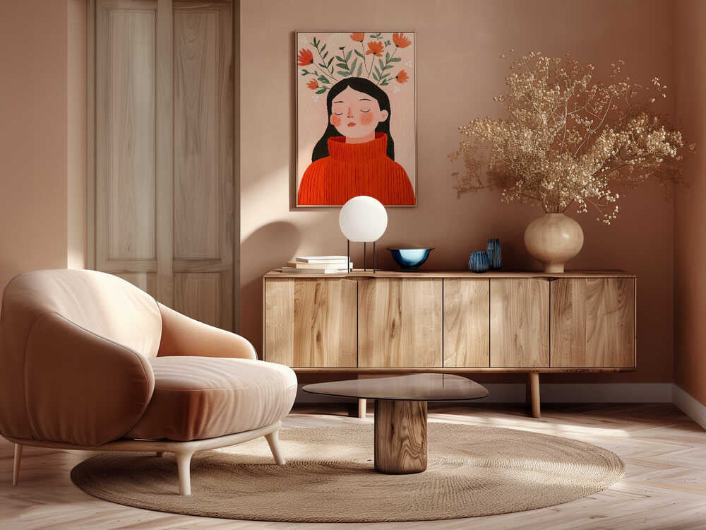 Floral Serenity Poster