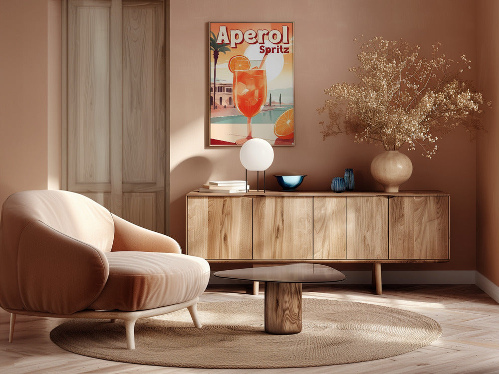 Aperol Spritz Tropical Poster