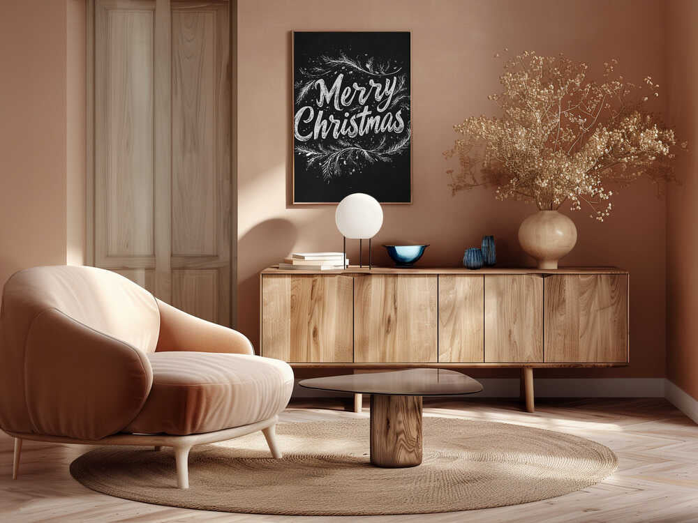 Holiday Chalk Wishes Poster