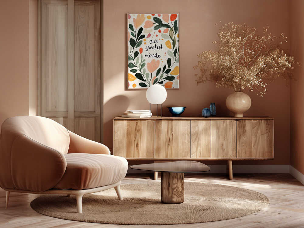 Floral Embrace Poster
