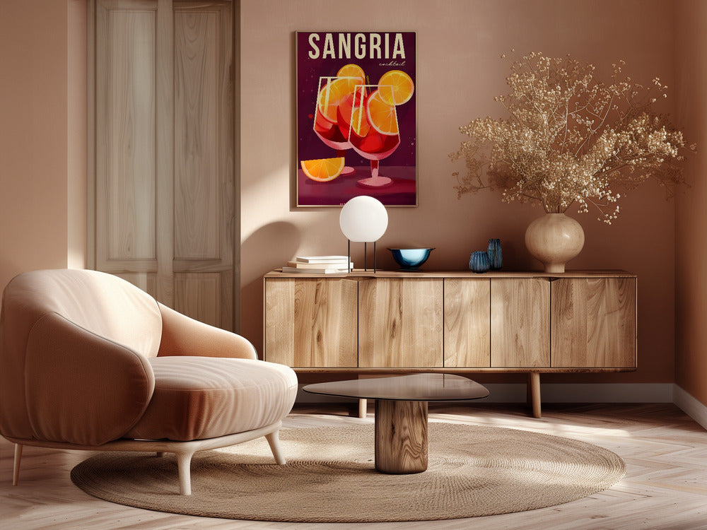 Sangria Cocktail Poster