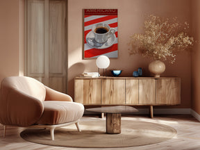 Americano Coffee Poster