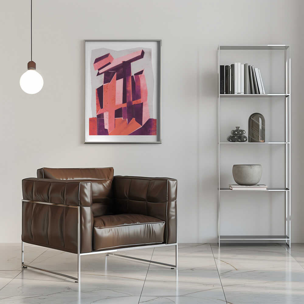 Geometric Symphony Poster