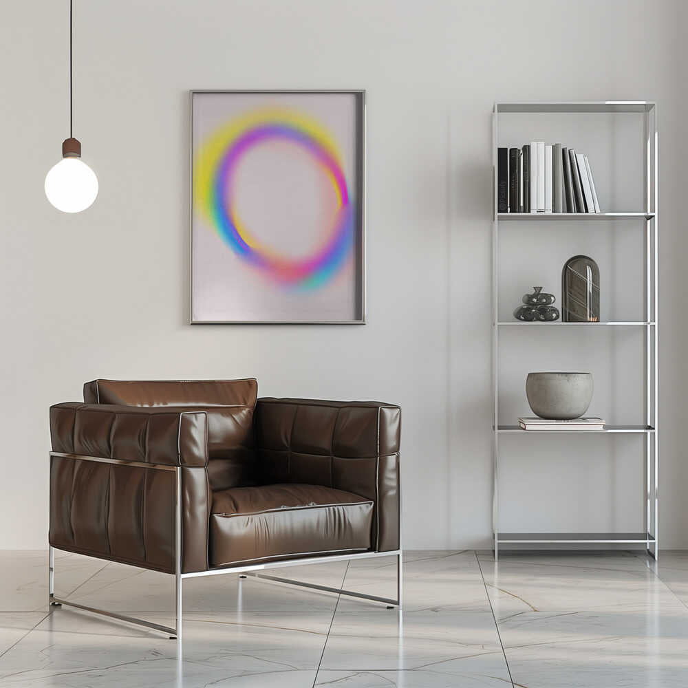 Luminous Spectrum Halo Poster