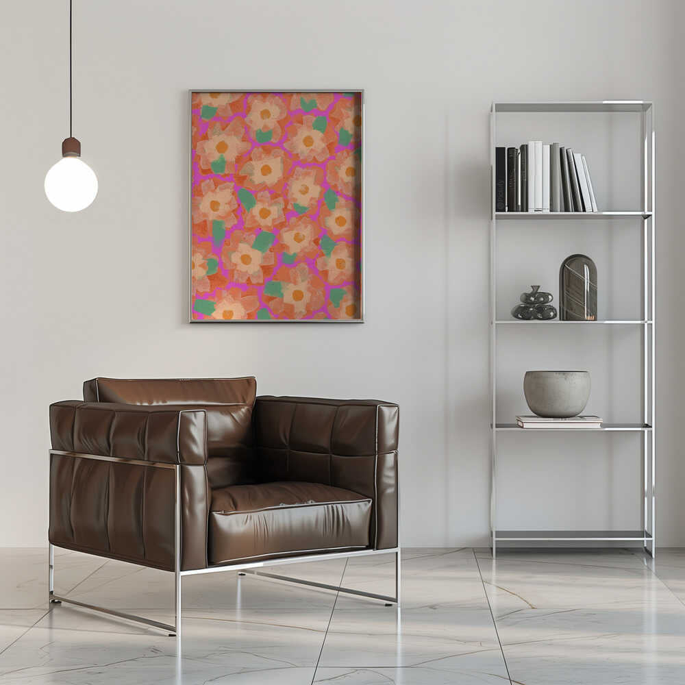 Vibrant Petal Dance Poster