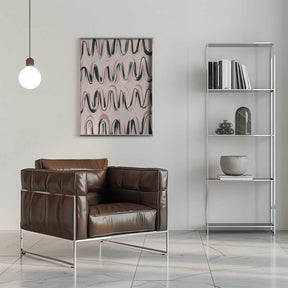 Rhythmic Waves Poster