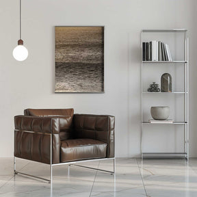 Golden Tide Ripples Poster