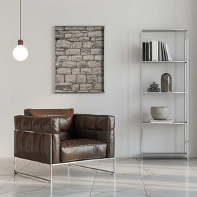 Serene Stonework Poster