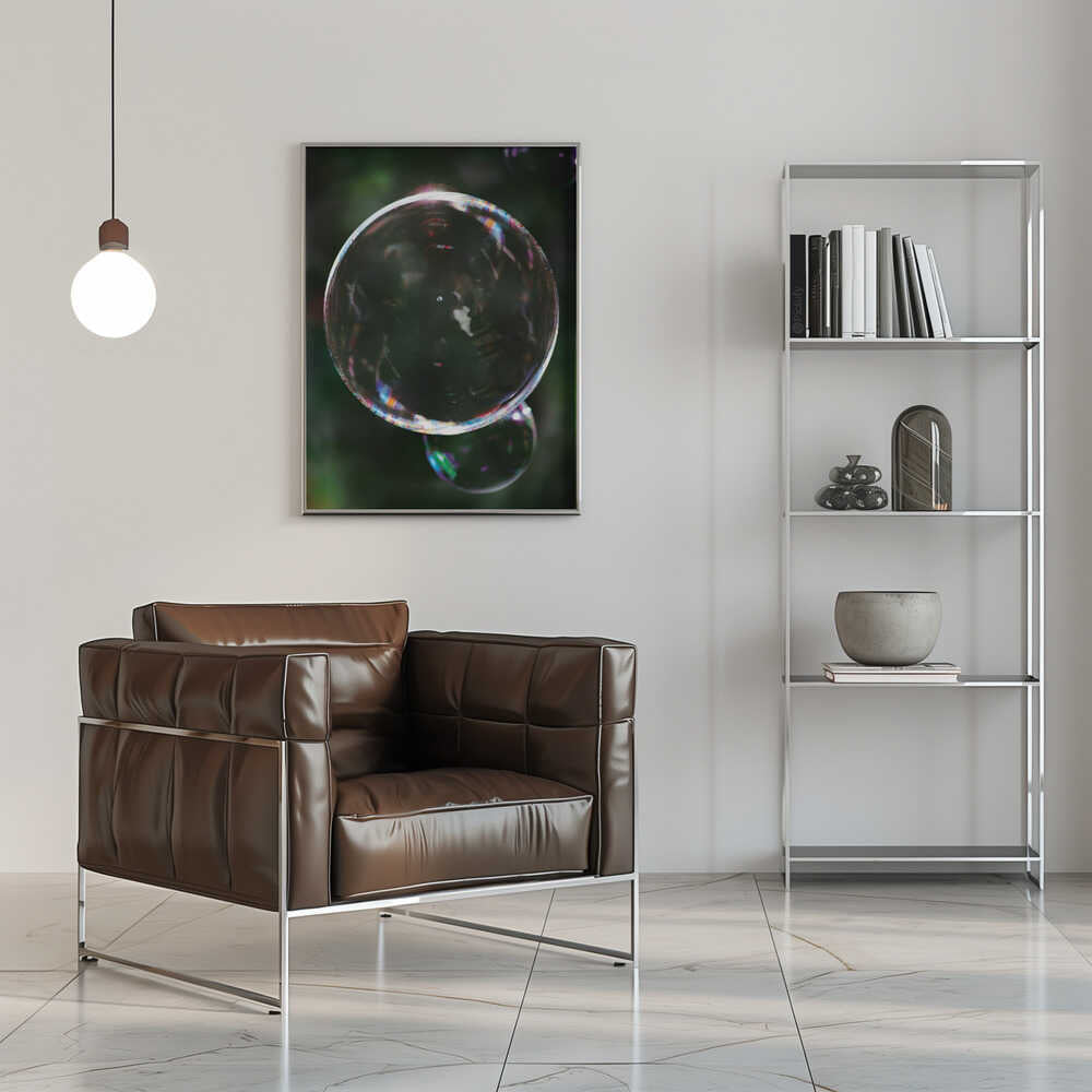 Ethereal Spheres Poster