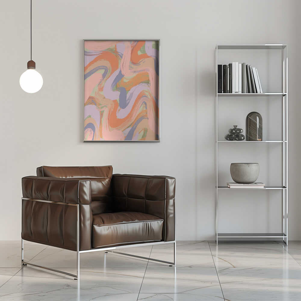 Swirling Hues Poster