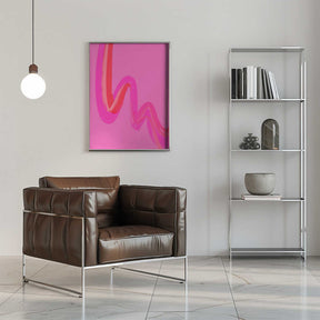Neon Waves Poster
