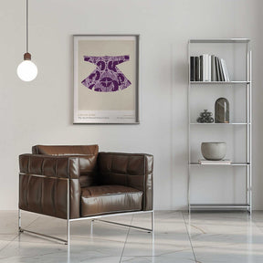 Purple Caftan Elegance Poster