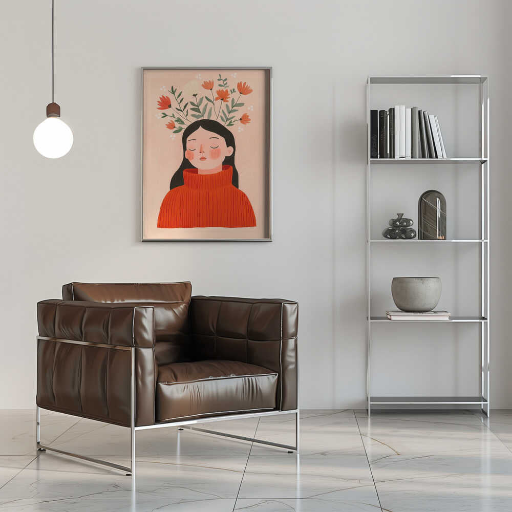 Floral Serenity Poster