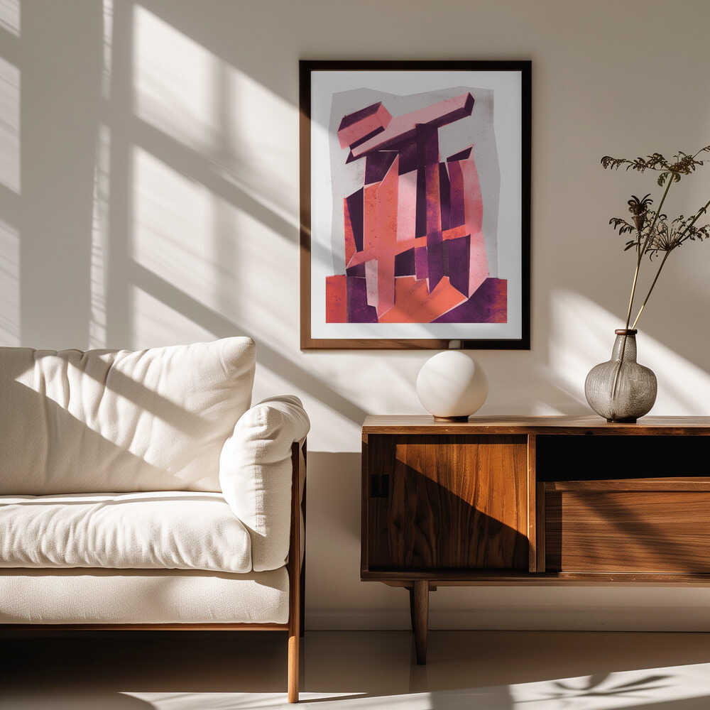 Geometric Symphony Poster