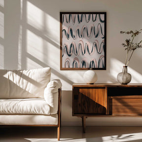 Rhythmic Waves Poster