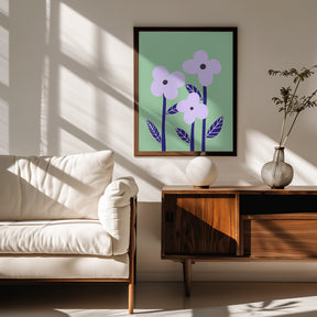 Lilac Flowers Poster