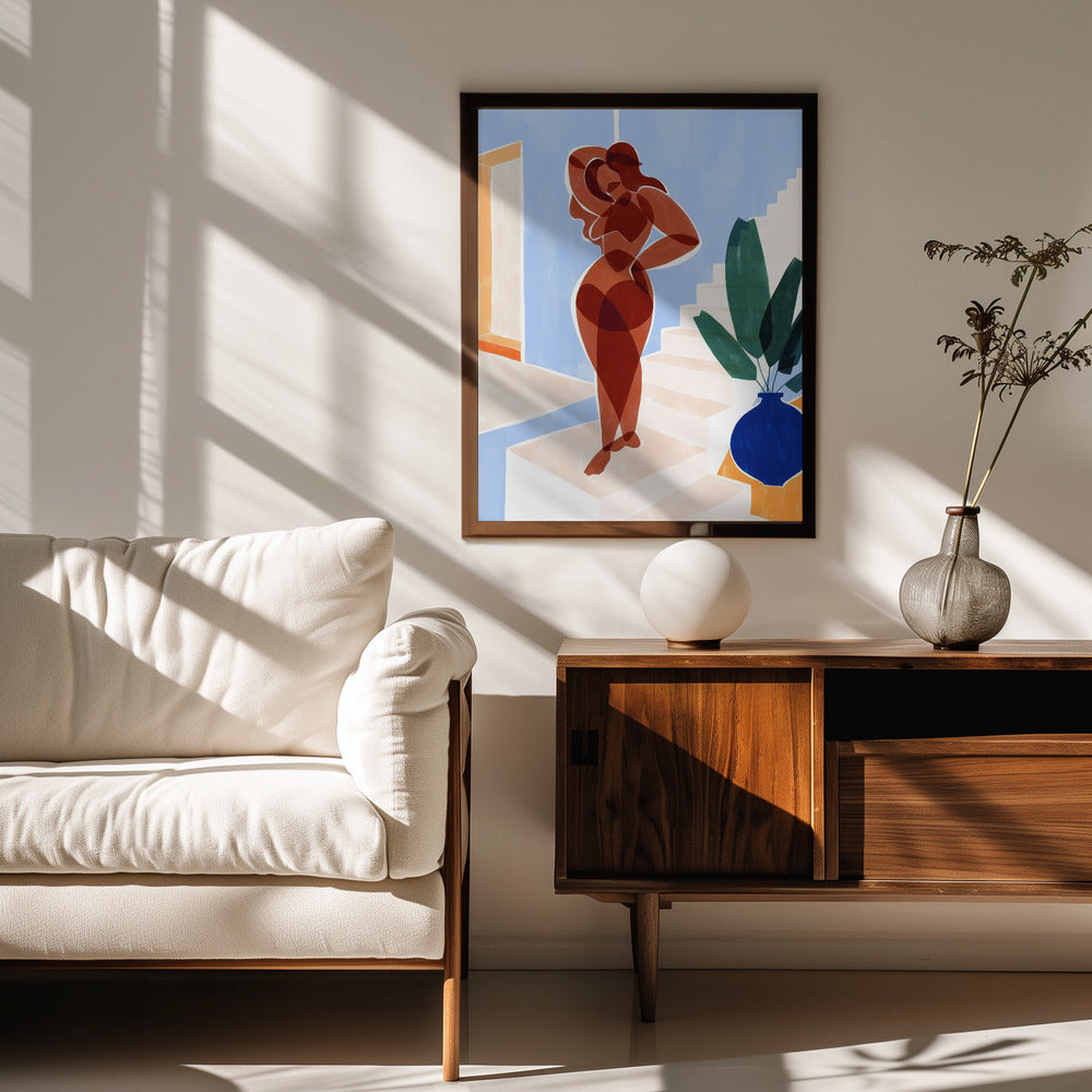 Terracotta Woman Poster