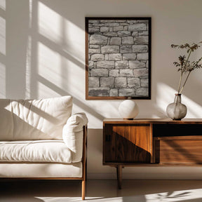 Serene Stonework Poster