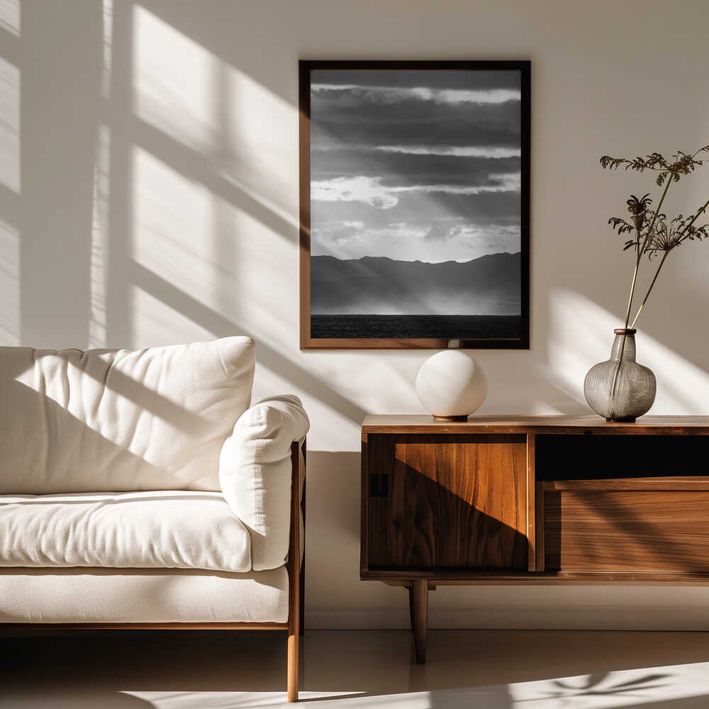 Black And White Landscape Poster
