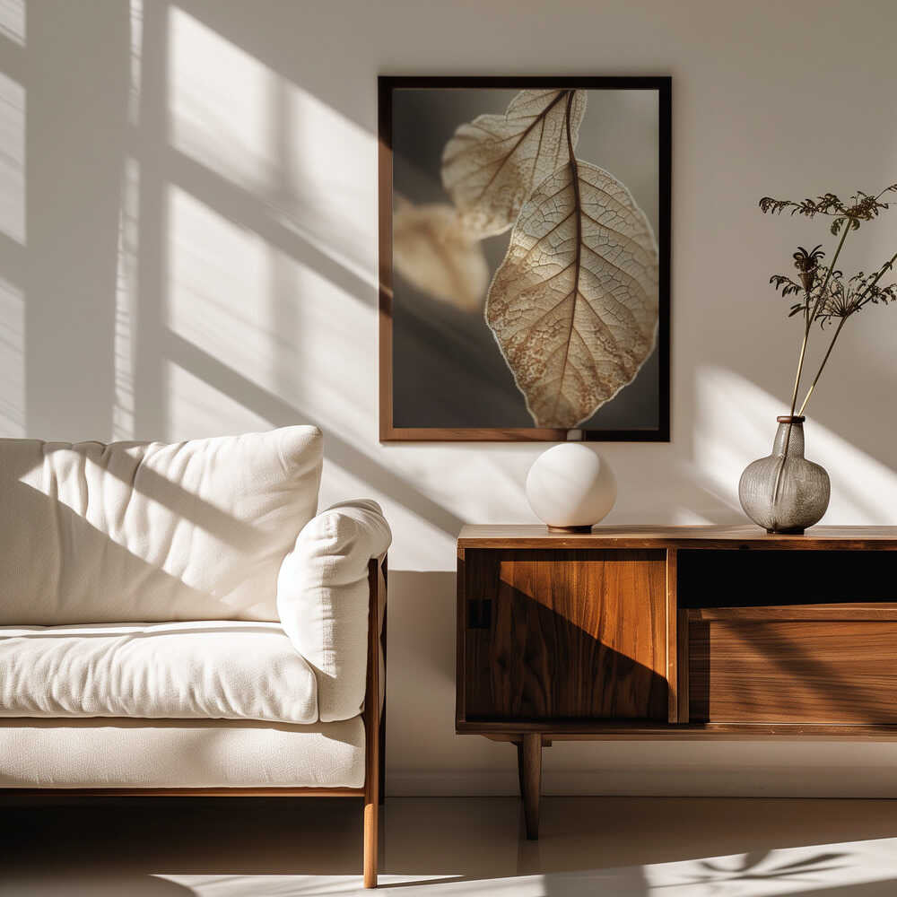 Ethereal Leaves Poster