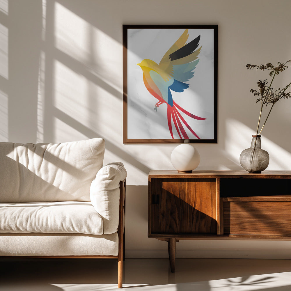 Colorful Bird Poster