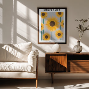 Sunflower - National flower och Ukraine Poster