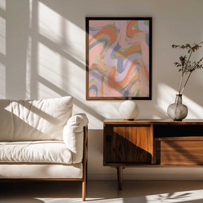 Swirling Hues Poster
