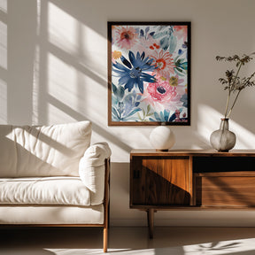 Watercolor Floral No. 1 Poster