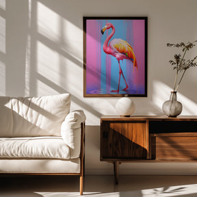 Flamingo Pop Art Poster