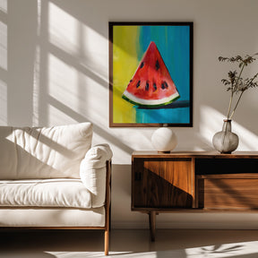 Watermelon Slice Poster