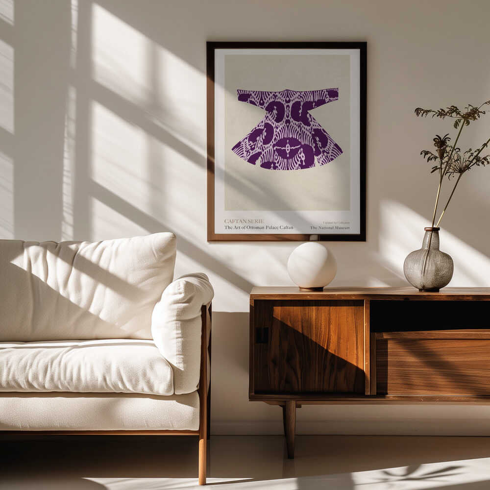 Purple Caftan Elegance Poster