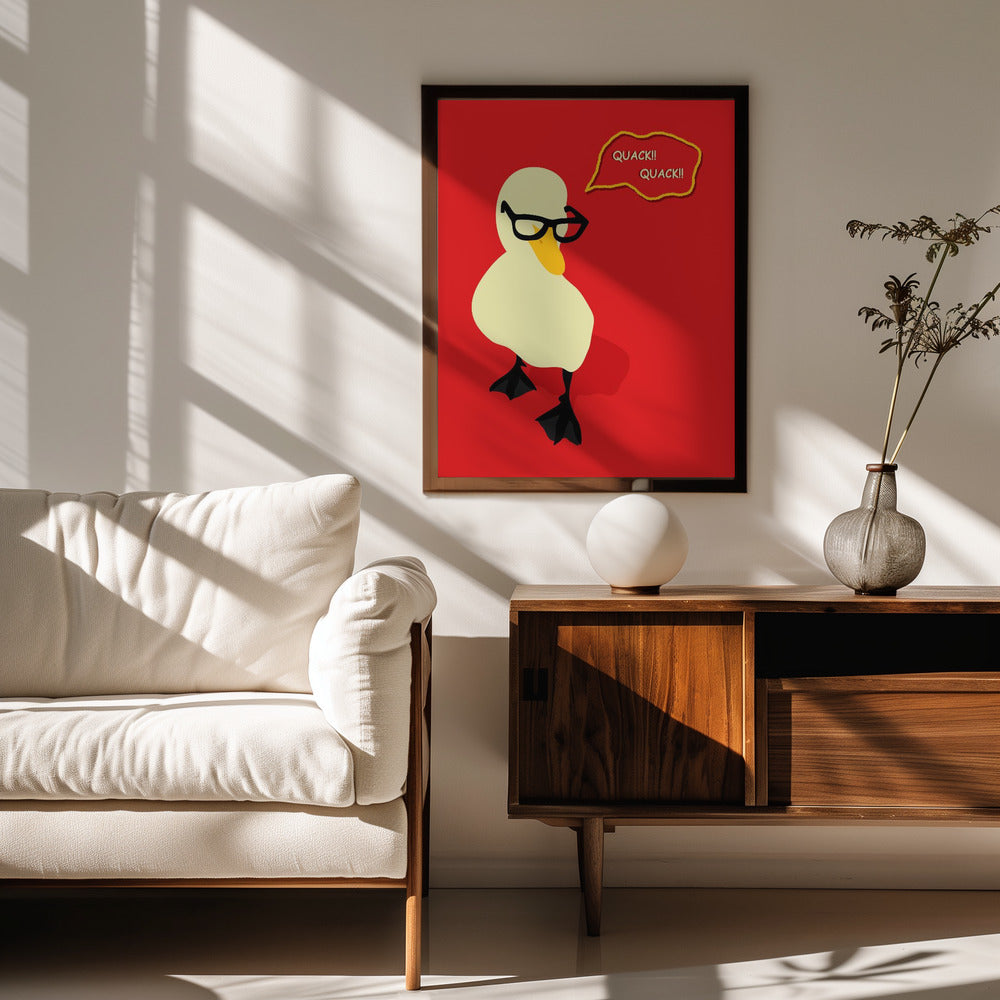 Dapper Duck Poster