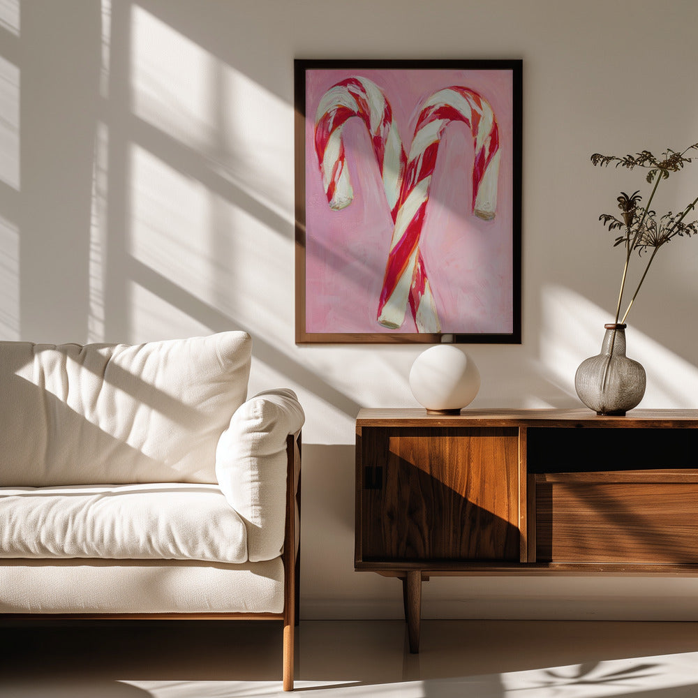 Candy Canes Poster