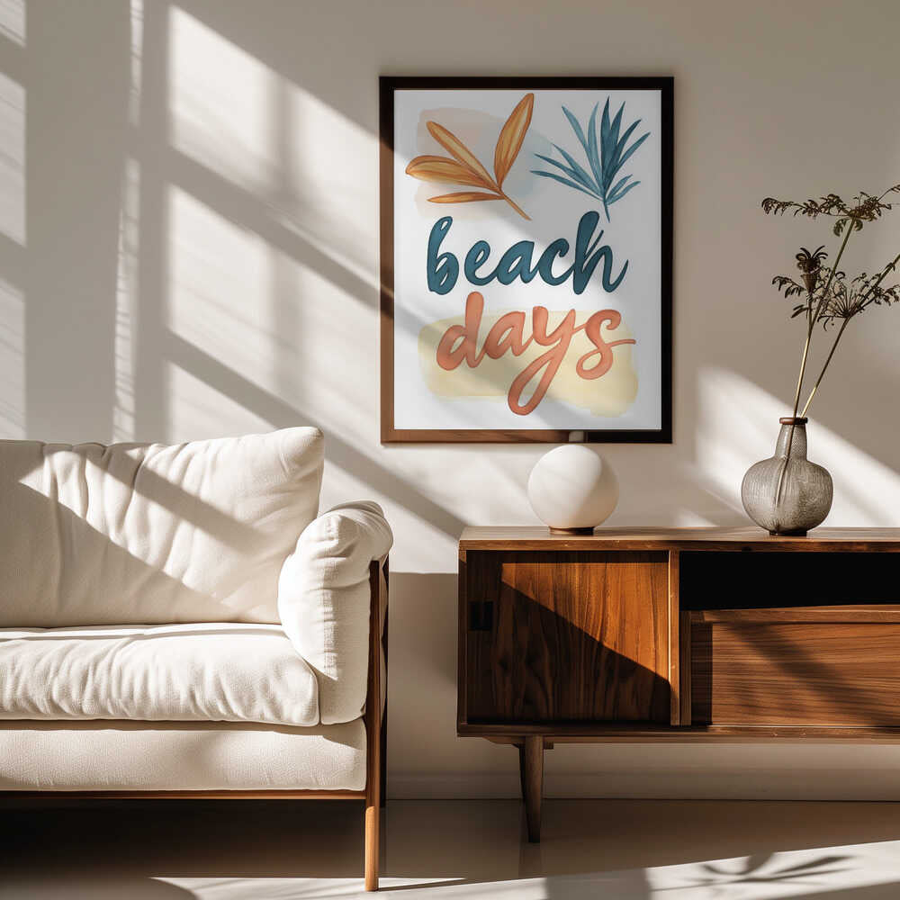 Sandy Serenity Poster
