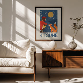 Kitsune Fox Poster