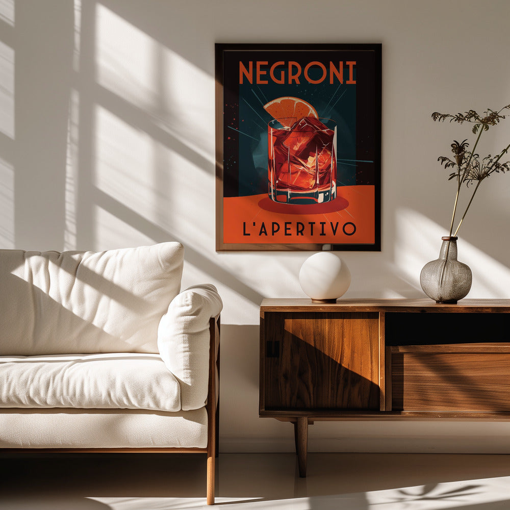 Negroni L&#039; Apertivo Poster