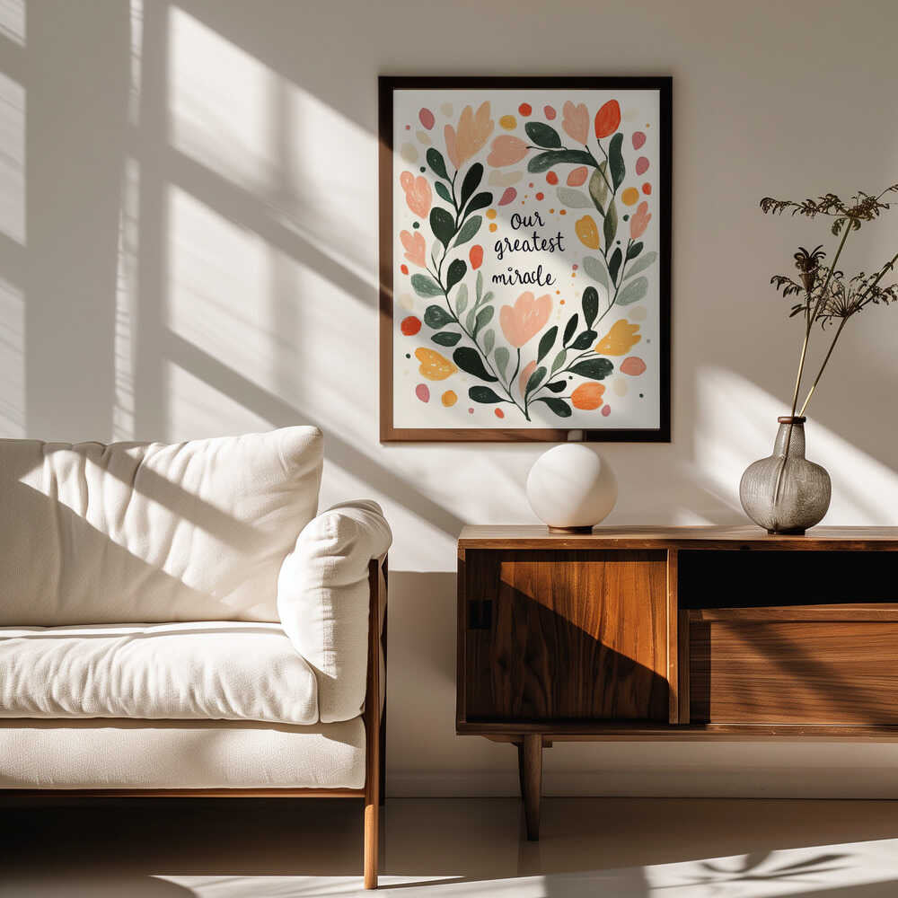 Floral Embrace Poster
