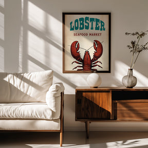 Lobster Seafood Market Poster