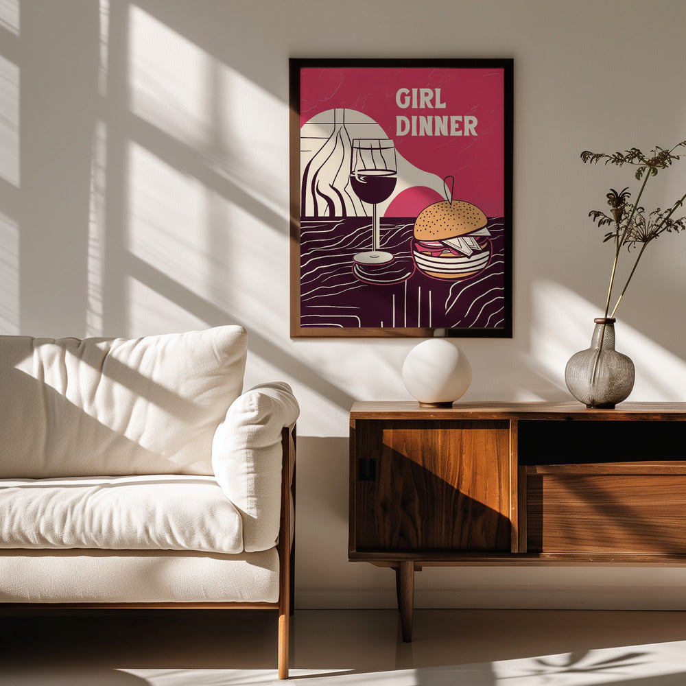 Girl Dinner No 3 Poster