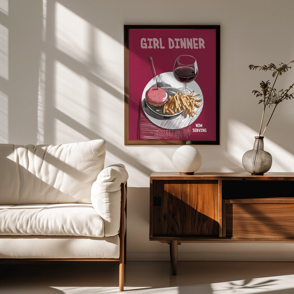 Girl Dinner No 4 Poster