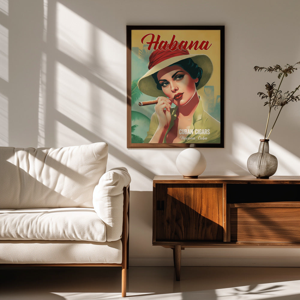 Habana - Cuban Cigars Poster