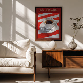 Americano Coffee Poster