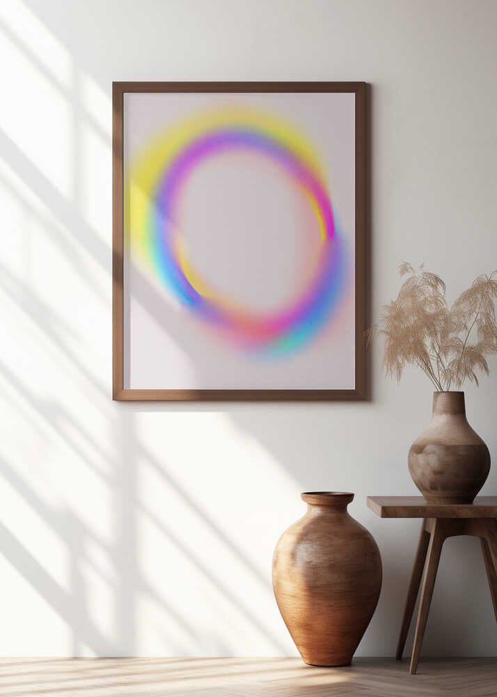 Luminous Spectrum Halo Poster