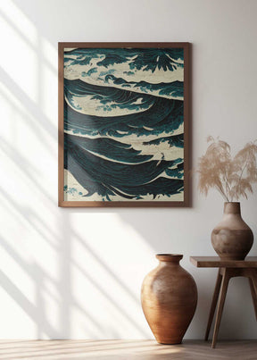 Turbulent Waves Poster