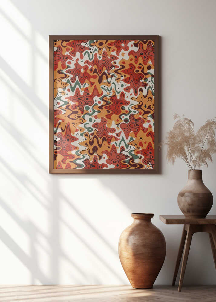 Vibrant Chaos Poster