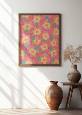 Vibrant Petal Dance Poster