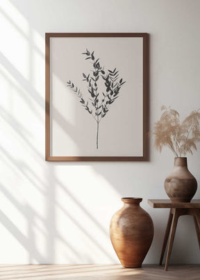 Inky Botanical Poster