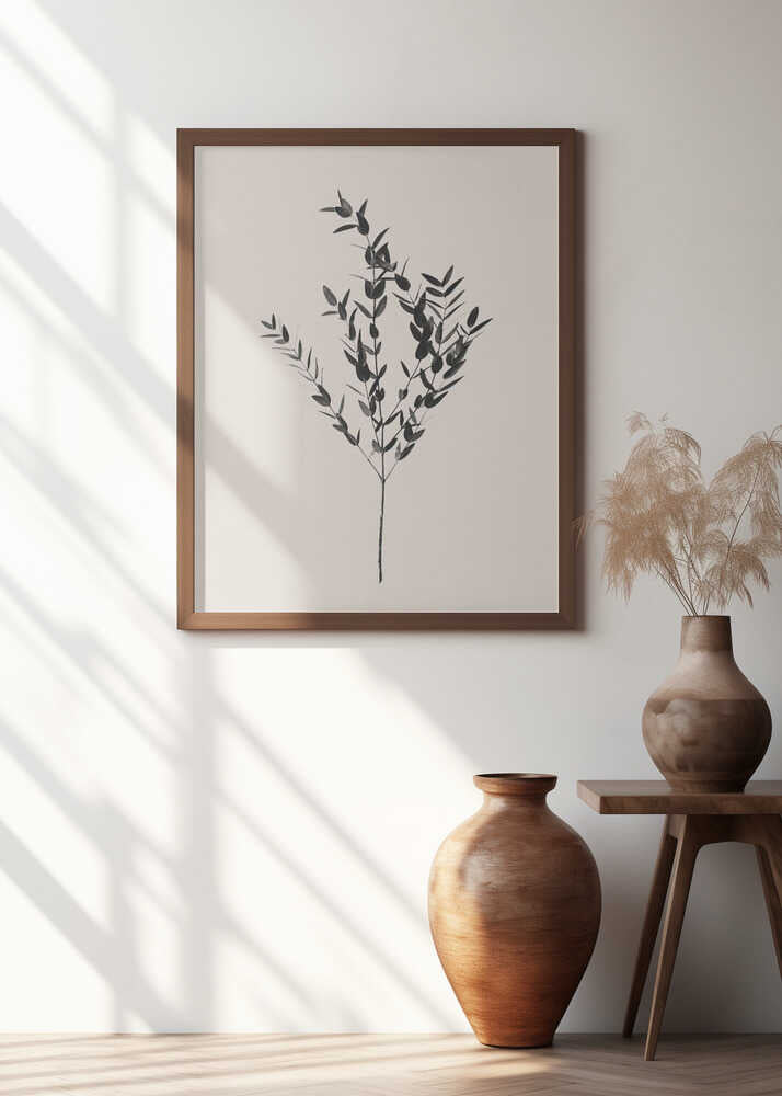 Inky Botanical Poster